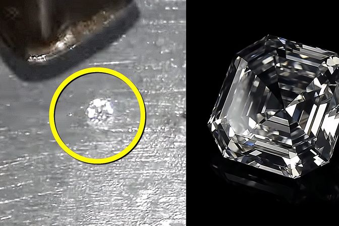 鉆石是用什么加工的？鐵錘能砸碎鉆石嗎？探秘